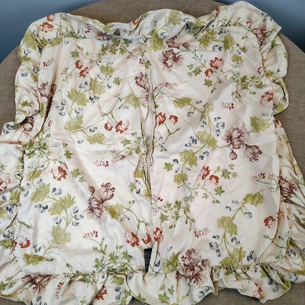 Vintage Ralph Lauren Delilah King Bedding 5pc Sheet Shams Floral Cottagecore